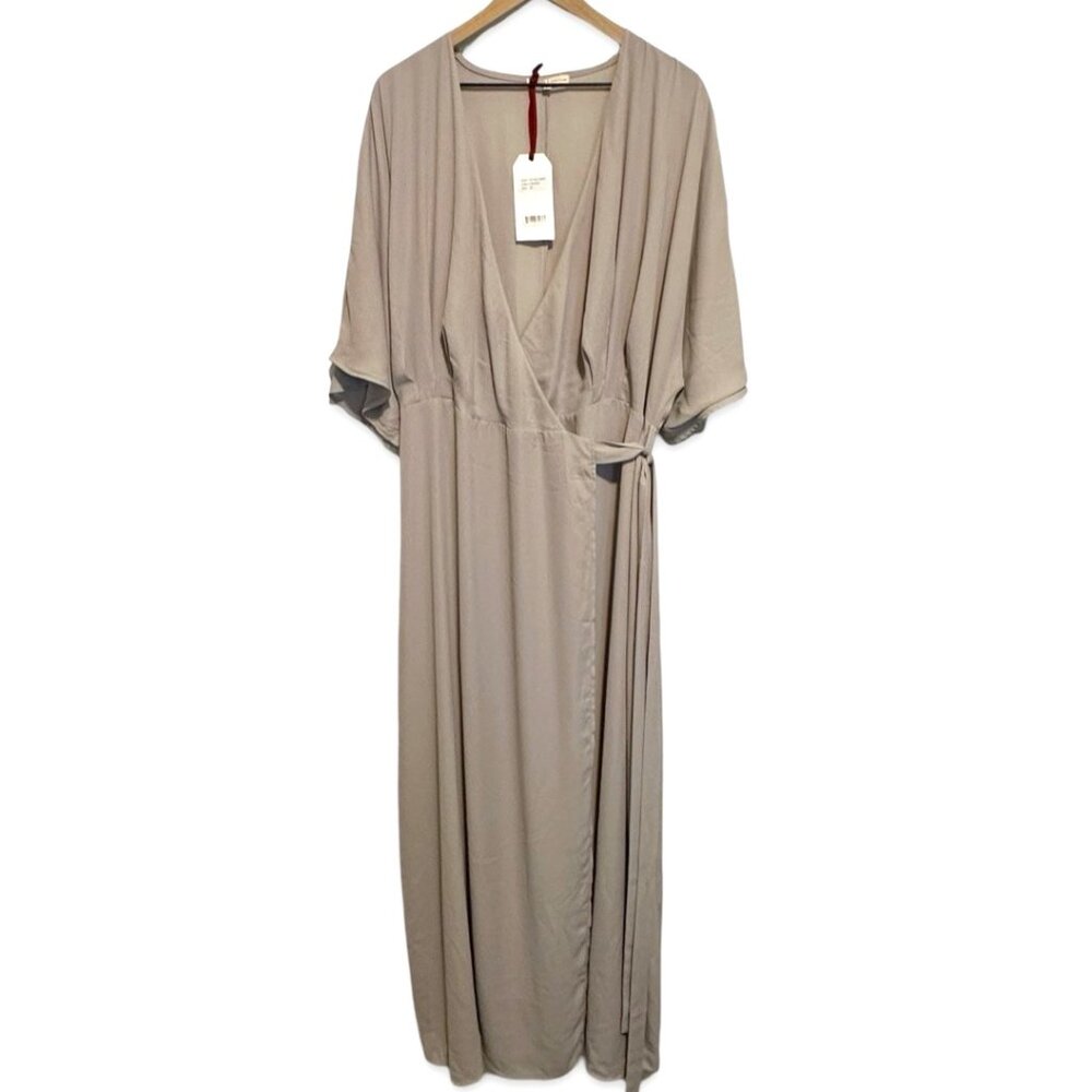 NWT Standards & Practices - Semi-Formal Kimono Wrap Maxi Dress